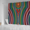 Australia Dot Painting Inspired Aboriginal Shower Curtain - Dot Color In The Aboriginal Style Shower Curtain