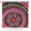 Australia Dot Painting Inspired Aboriginal Shower Curtain - Aboriginal Color Dot Inspired Shower Curtain