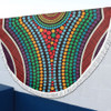 Australia Dot Painting Inspired Aboriginal Beach Blanket - Dot Color In The Aboriginal Style Beach Blanket