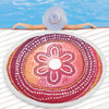 Australia Dot Painting Inspired Aboriginal Beach Blanket - Aboriginal Style Dot Beach Blanket