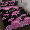Australia Animals Aboriginal Quilt Bed Set - Your Wings Already Exist Aboriginal Pink Butterflies Art Inspired Quilt Bed Set