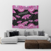Australia Animals Aboriginal Tapestry - Your Wings Already Exist Aboriginal Pink Butterflies Art Inspired Tapestry