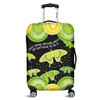 Australia Animals Aboriginal Luggage Cover - Your Wings Already Exist Aboriginal Green Butterflies Art Inspired Luggage Cover