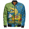 Parramatta Eels Custom Bomber Jacket - Australian Big Things Bomber Jacket