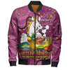 Brisbane Broncos Custom Bomber Jacket - Australian Big Things Bomber Jacket