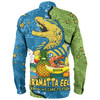 Parramatta Eels Custom Long Sleeve Shirt - Australian Big Things Long Sleeve Shirt