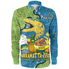 Parramatta Eels Custom Long Sleeve Shirt - Australian Big Things Long Sleeve Shirt