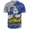 Canterbury-Bankstown Bulldogs Custom Baseball Shirt - Australian Big Things Baseball Shirt