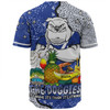 Canterbury-Bankstown Bulldogs Custom Baseball Shirt - Australian Big Things Baseball Shirt