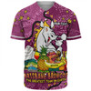 Brisbane Broncos Custom Baseball Shirt - Australian Big Things Baseball Shirt