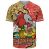 Redcliffe Dolphins Custom Baseball Shirt - Australian Big Things Baseball Shirt