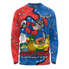 Newcastle Knights Custom Long Sleeve T-shirt - Australian Big Things Long Sleeve T-shirt