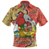 Redcliffe Dolphins Custom Zip Polo Shirt - Australian Big Things Zip Polo Shirt