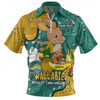 Australia Wallabies Custom Zip Polo Shirt - Australian Big Things Zip Polo Shirt