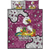 Manly Warringah Sea Eagles Quilt Bed Set - Australian Big Things Quilt Bed Set