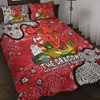 St. George Illawarra Dragons Custom Quilt Bed Set - Australian Big Things Quilt Bed Set
