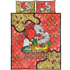 Redcliffe Dolphins Custom Quilt Bed Set - Australian Big Things Quilt Bed Set