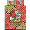 Redcliffe Dolphins Custom Quilt Bed Set - Australian Big Things Quilt Bed Set