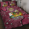 Queensland Cane Toads Custom Quilt Bed Set - Australian Big Things Quilt Bed Set