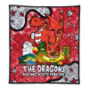 St. George Illawarra Dragons Custom Quilt - Australian Big Things Quilt