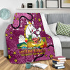 Brisbane Broncos Custom Blanket - Australian Big Things Blanket