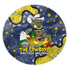 North Queensland Cowboys Custom Round Rug - Australian Big Things Round Rug