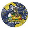 North Queensland Cowboys Custom Round Rug - Australian Big Things Round Rug