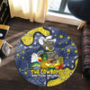 North Queensland Cowboys Custom Round Rug - Australian Big Things Round Rug