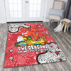 St. George Illawarra Dragons Custom Area Rug - Australian Big Things Area Rug