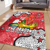 St. George Illawarra Dragons Custom Area Rug - Australian Big Things Area Rug