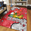 St. George Illawarra Dragons Custom Area Rug - Australian Big Things Area Rug