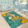 Australia Wallabies Custom Area Rug - Australian Big Things Area Rug