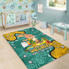 Australia Wallabies Custom Area Rug - Australian Big Things Area Rug