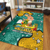 Australia Wallabies Custom Area Rug - Australian Big Things Area Rug