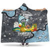 Cronulla-Sutherland Sharks Custom Hooded Blanket - Australian Big Things Hooded Blanket