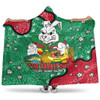 South Sydney Rabbitohs Hooded Blanket - Australian Big Things Hooded Blanket