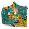 Australia Wallabies Custom Hooded Blanket - Australian Big Things Hooded Blanket