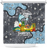 Cronulla-Sutherland Sharks Custom Shower Curtain - Australian Big Things Shower Curtain