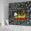 Penrith Panthers Custom Shower Curtain - Australian Big Things Shower Curtain