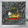 Penrith Panthers Custom Shower Curtain - Australian Big Things Shower Curtain