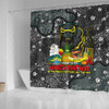 Penrith Panthers Custom Shower Curtain - Australian Big Things Shower Curtain