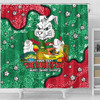 South Sydney Rabbitohs Shower Curtain - Australian Big Things Shower Curtain