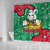 South Sydney Rabbitohs Shower Curtain - Australian Big Things Shower Curtain