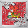 St. George Illawarra Dragons Custom Shower Curtain - Australian Big Things Shower Curtain