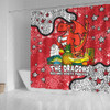 St. George Illawarra Dragons Custom Shower Curtain - Australian Big Things Shower Curtain