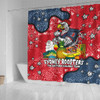 Sydney Roosters Custom Shower Curtain - Australian Big Things Shower Curtain