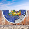 Canterbury-Bankstown Bulldogs Custom Beach Blanket - Australian Big Things Beach Blanket