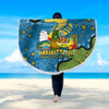 Parramatta Eels Custom Beach Blanket - Australian Big Things Beach Blanket