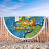 Parramatta Eels Custom Beach Blanket - Australian Big Things Beach Blanket