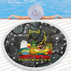 Penrith Panthers Custom Beach Blanket - Australian Big Things Beach Blanket